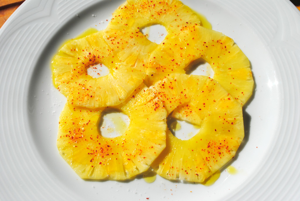 Ananas-Carpaccio
